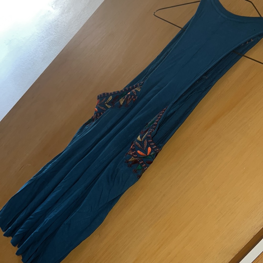 Woman’s Embellished/Embroidered FREE PEOPLE BOHO Tank Top SIZE: Small - Picture 5 of 7